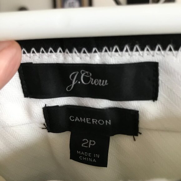 J CREW size 2 Petite Black Cameron Slim Crop Pant in Four-Season Stretch - Picture 4 of 4